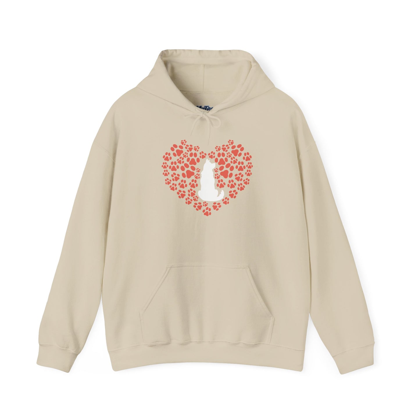Heart Of A Cat – Minimalist Pet Lover Hoodie