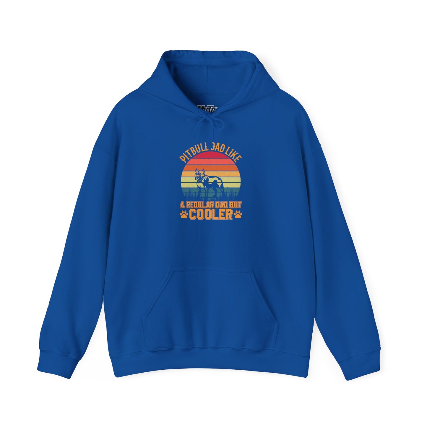 'Pitbull Dad Like A Regular Dad But Cooler' Cozy Hoodie