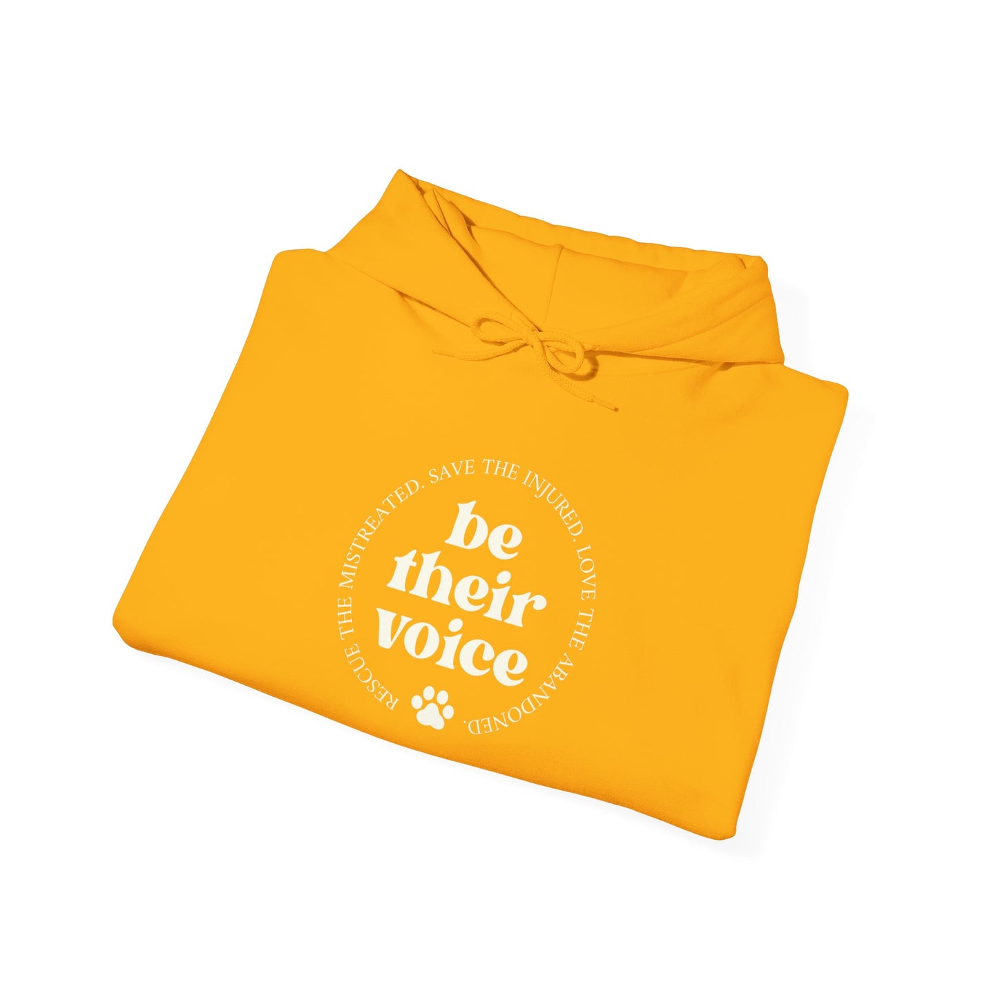 Be Their Voice Unisex Hoodie | Animal Advocacy Apparel