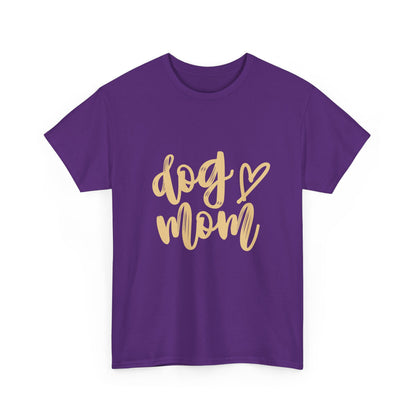 Dog Mom Cotton T-Shirt - Perfect for Dog Mothers