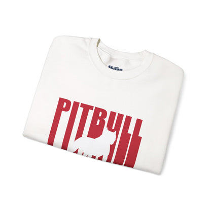 Stylish Pitbull Graphic Unisex Crewneck Sweatshirt | Dog Lover Gift