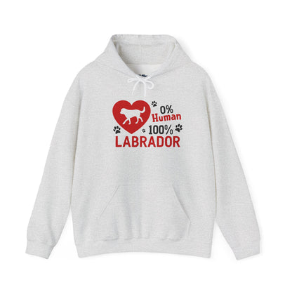 Labrador All The Way Unisex Hoodie – Zero Human, All Dog Energy