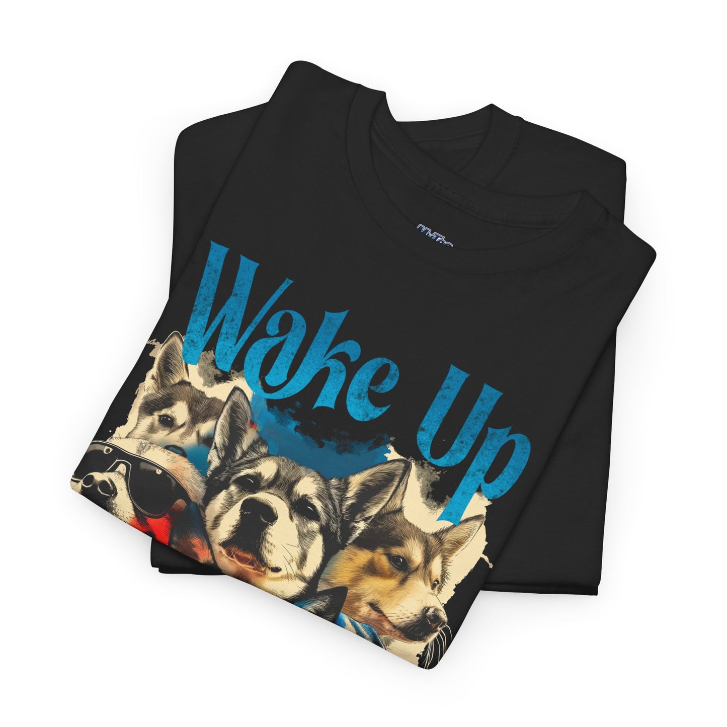 Wake Up Dog Unisex Cotton Tee