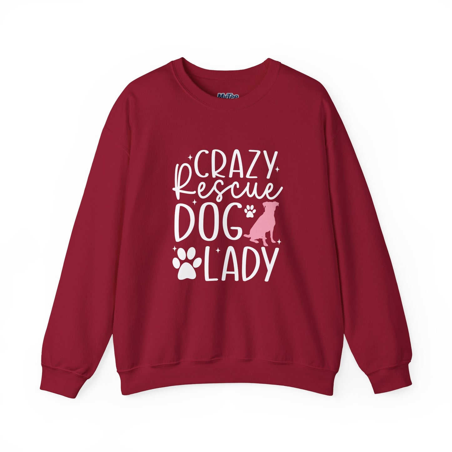 Crazy Rescue Dog Lady Sweatshirt | Dog Mom Crewneck