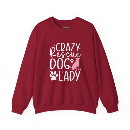 Crazy Rescue Dog Lady Sweatshirt | Dog Mom Crewneck