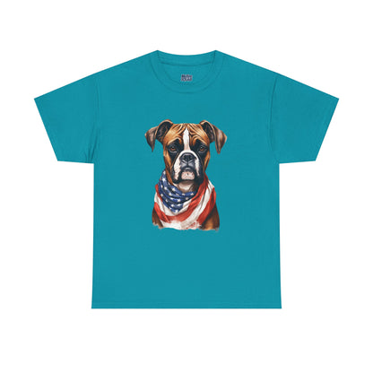Patriotic Boxer Unisex T-Shirt