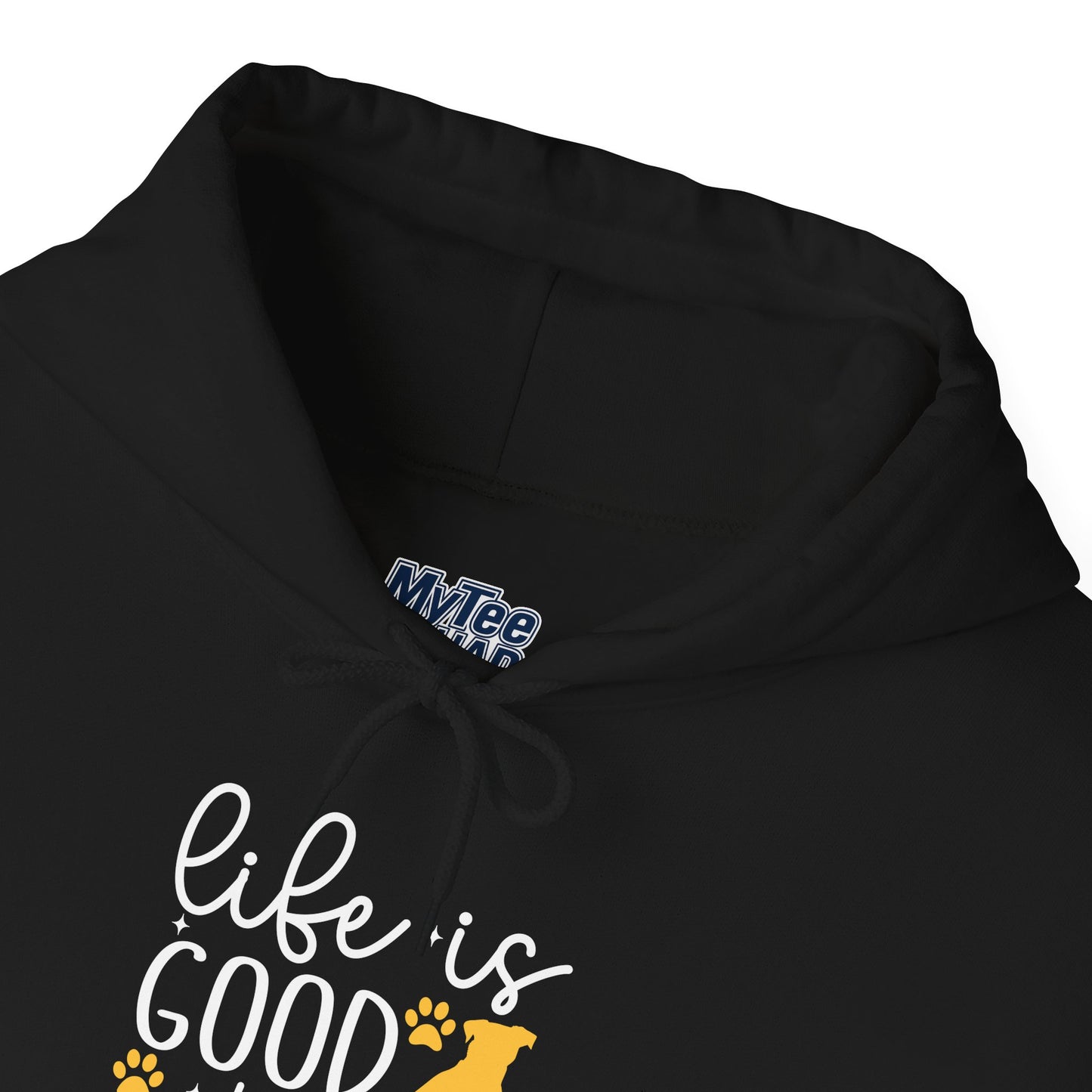 Life Is Good With My Rescue Dog Unisex Hoodie
