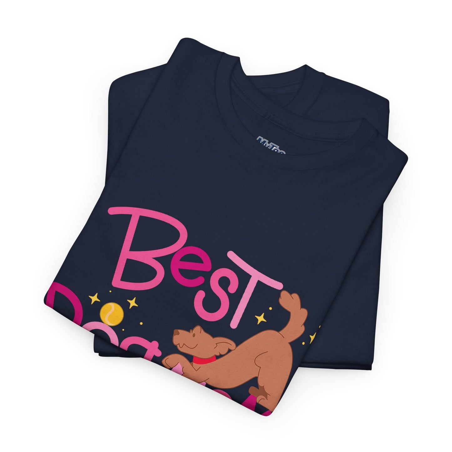 Best Dog Mom Ever Cotton T-Shirt For Proud Mothers