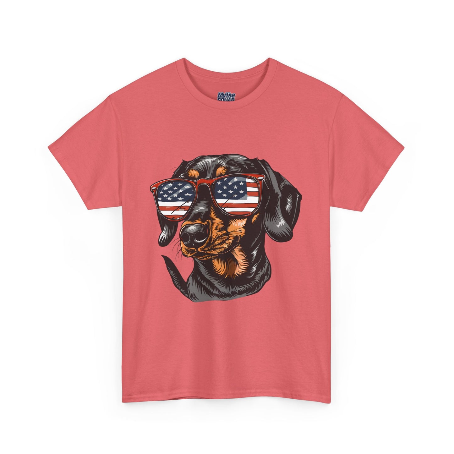 Patriotic Dachshund With Sunglasses Unisex T-Shirt