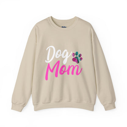 Snug Life: Dog Mom Edition – Graphic Crewneck Sweatshirt
