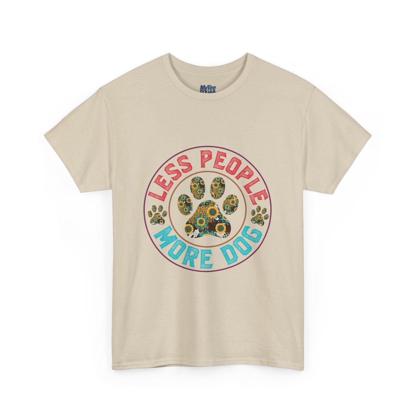 Less People More Dog Unisex Cotton T-Shirt