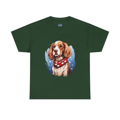 Patriotic Cocker Spaniel Unisex T-Shirt