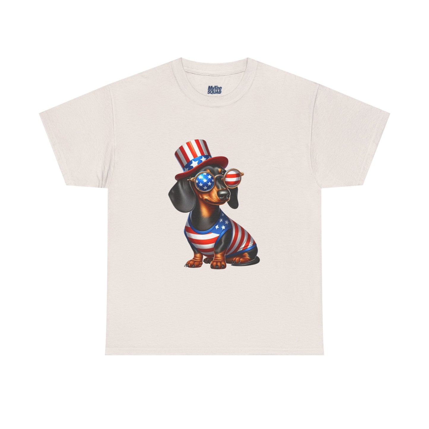 Patriotic Dachshund 4th of July T-Shirt | Red, White & Woof Style