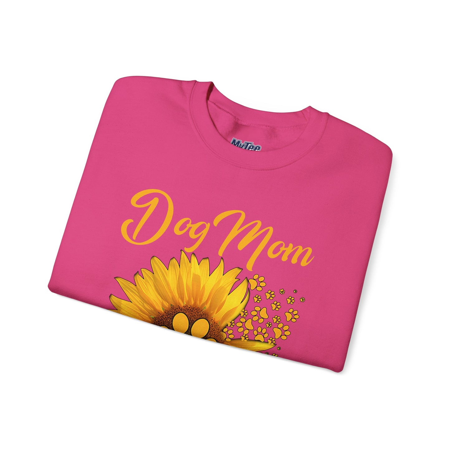 Sunflower Soul, Dog Mom Heart Sweatshirt