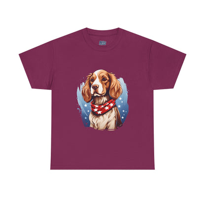 Patriotic Cocker Spaniel Unisex T-Shirt