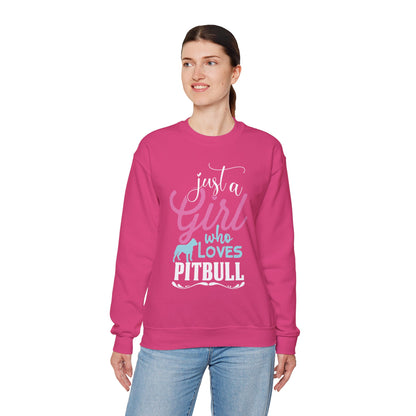 Just A Girl Who Loves Pitbull Sweatshirts
