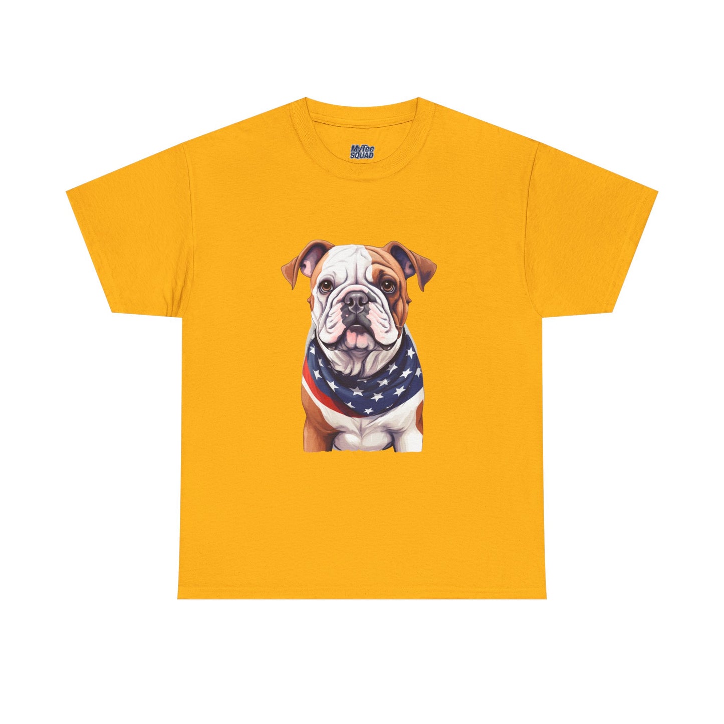 Patriotic Bulldog Unisex T-Shirt
