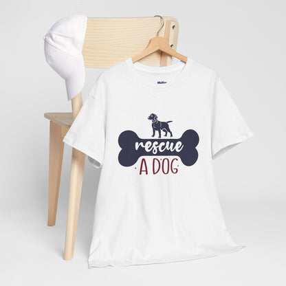 Rescue a Dog Unisex Cotton T-shirt | Dog Lover