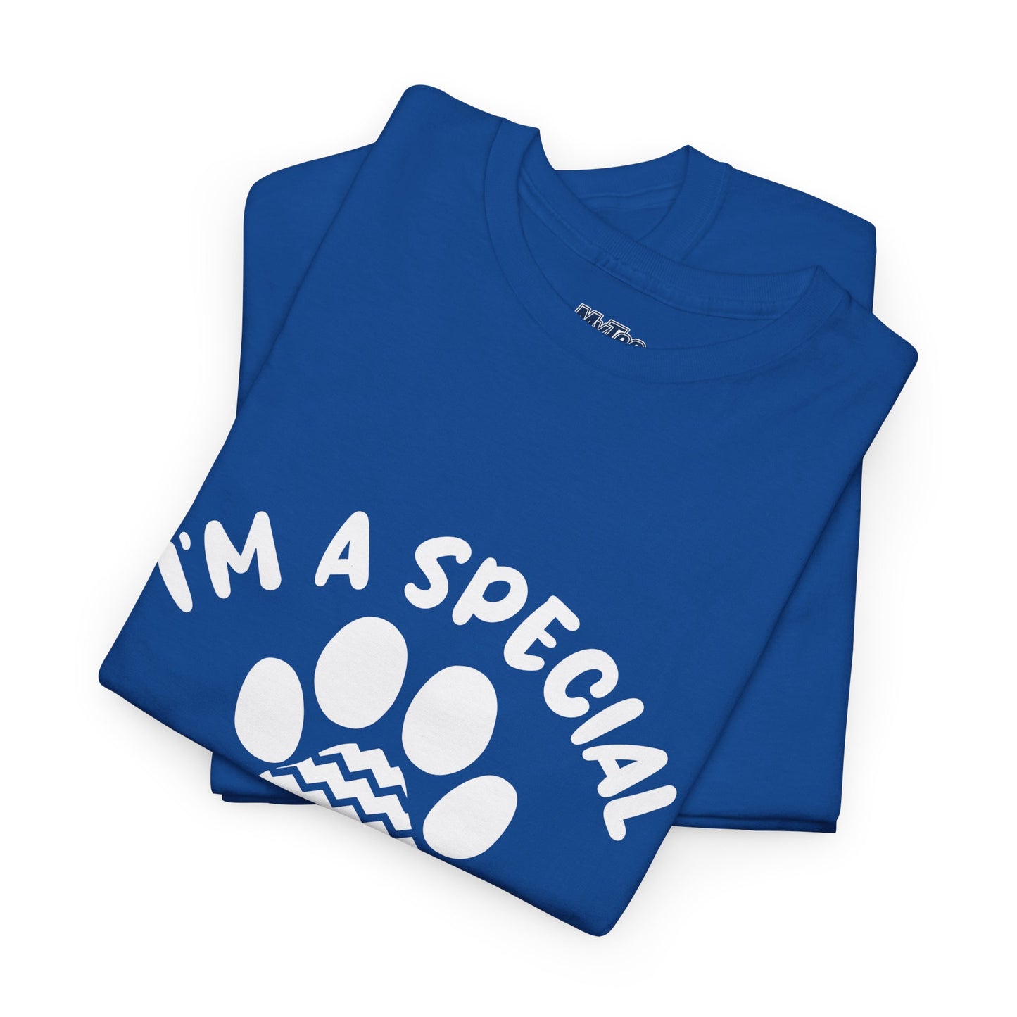 I'M A SPECIAL, DOG KIND OF SPECIAL Casual PAW Cotton T-shirt