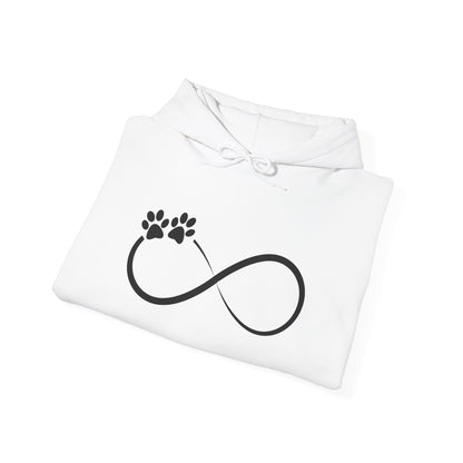 Infinity Paw Unisex Hoodie– Cozy & Timeless Love