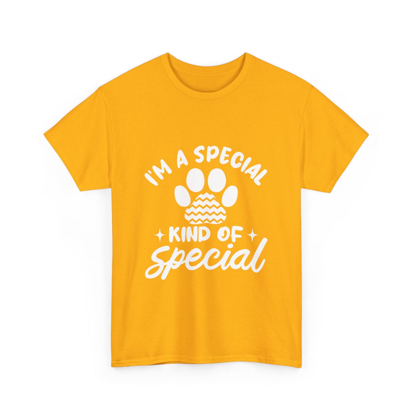 I'M A SPECIAL, DOG KIND OF SPECIAL Casual PAW Cotton T-shirt