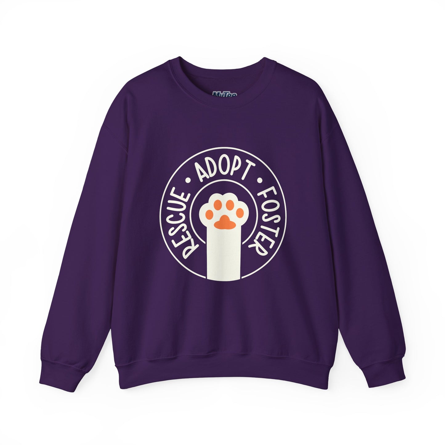 Rescue, Adopt, Foster Unisex Sweatshirt | Animal Lover Gift, Pet Adoption Crewneck