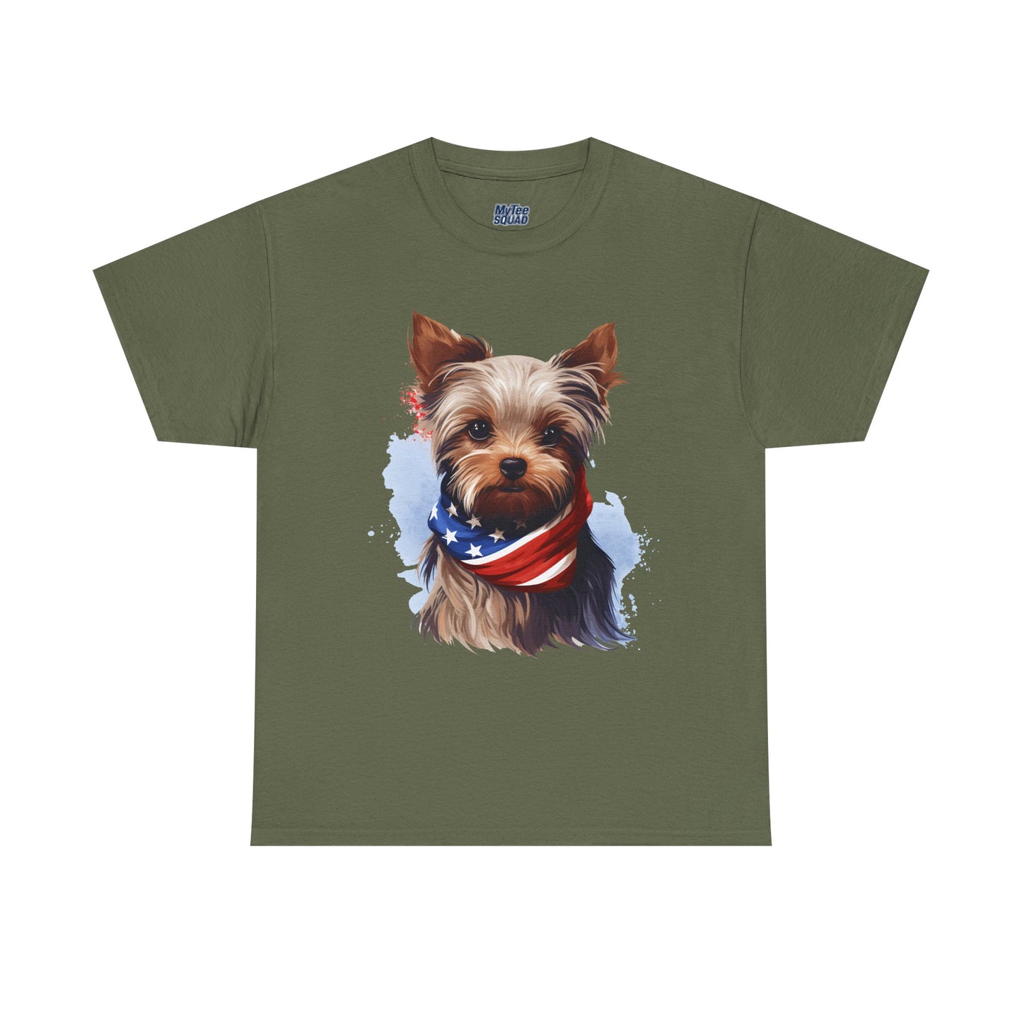 Patriotic Yorkshire Terrier Unisex T-Shirt