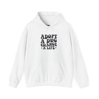 Adopt A Dog Change A Life Unisex Hoodie | Perfect For Animal Lovers