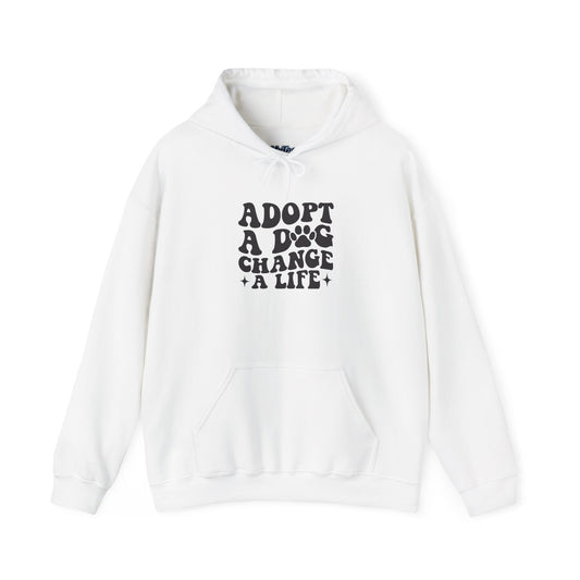 Adopt A Dog Change A Life Unisex Hoodie | Perfect For Animal Lovers