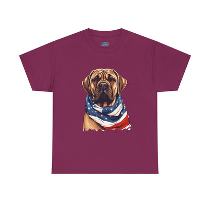 Patriotic Mastiff Unisex T-Shirt