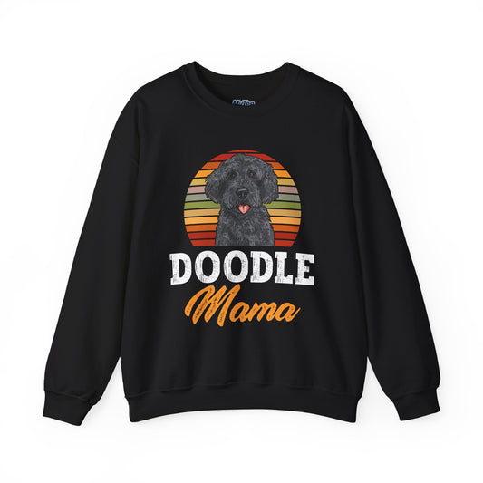 Doodle Mama Crewneck Sweatshirt - Casual Wear Dog Mom Gift