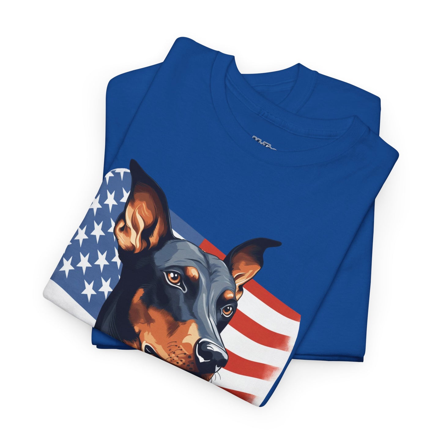 Patriotic Doberman Pinscher Unisex T-Shirt