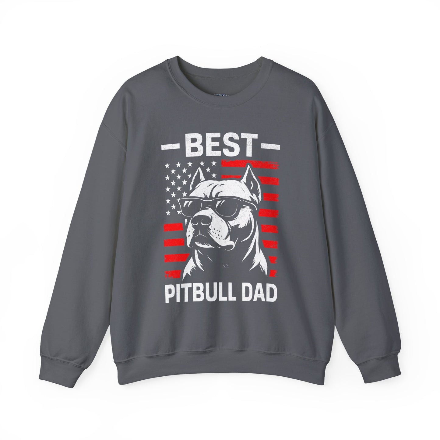Best Pitbull Dad Ever SweatShirt For Proud Dog Father