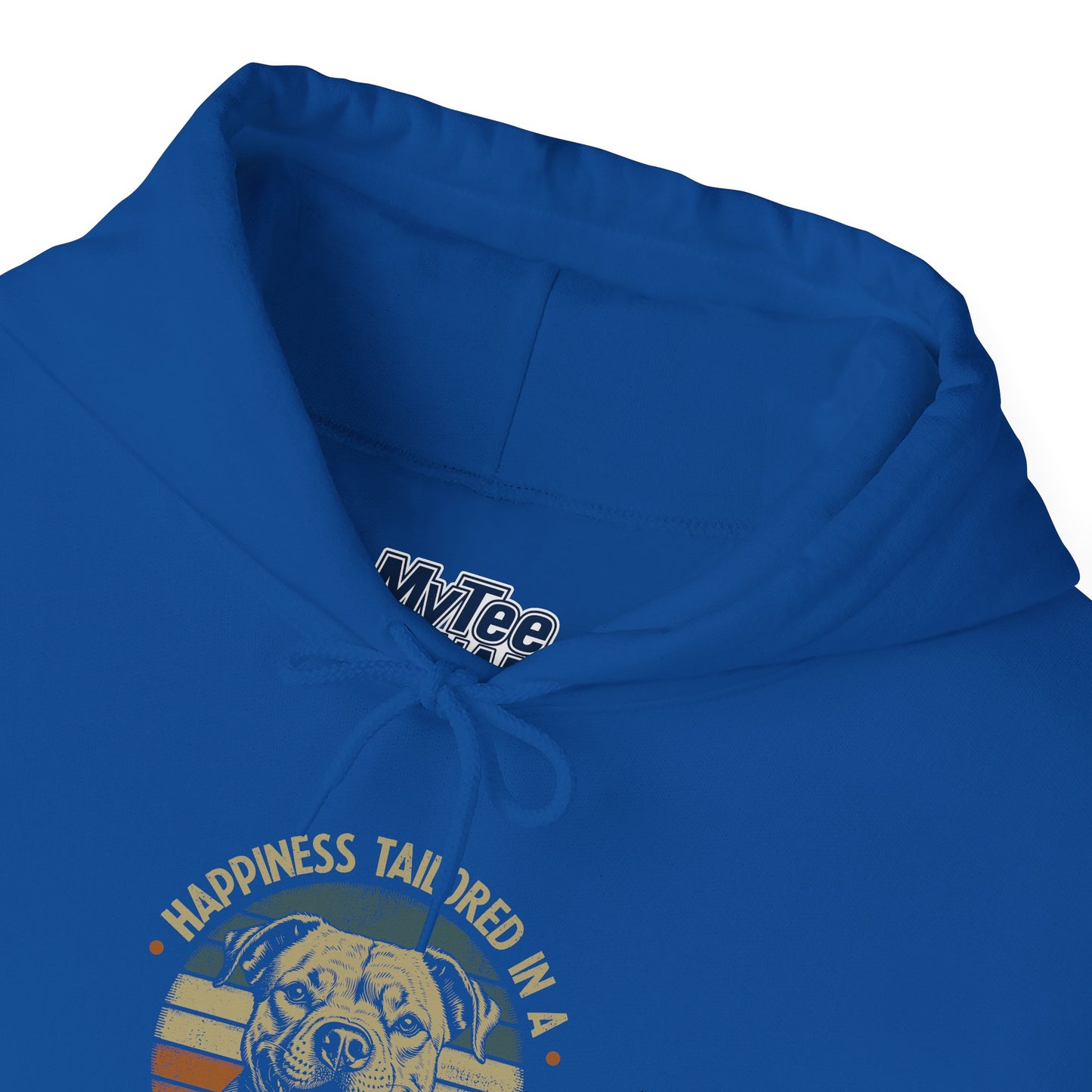 Happiness Tailored In A Pitbull Smile Unisex Heavy Blend Hoodie