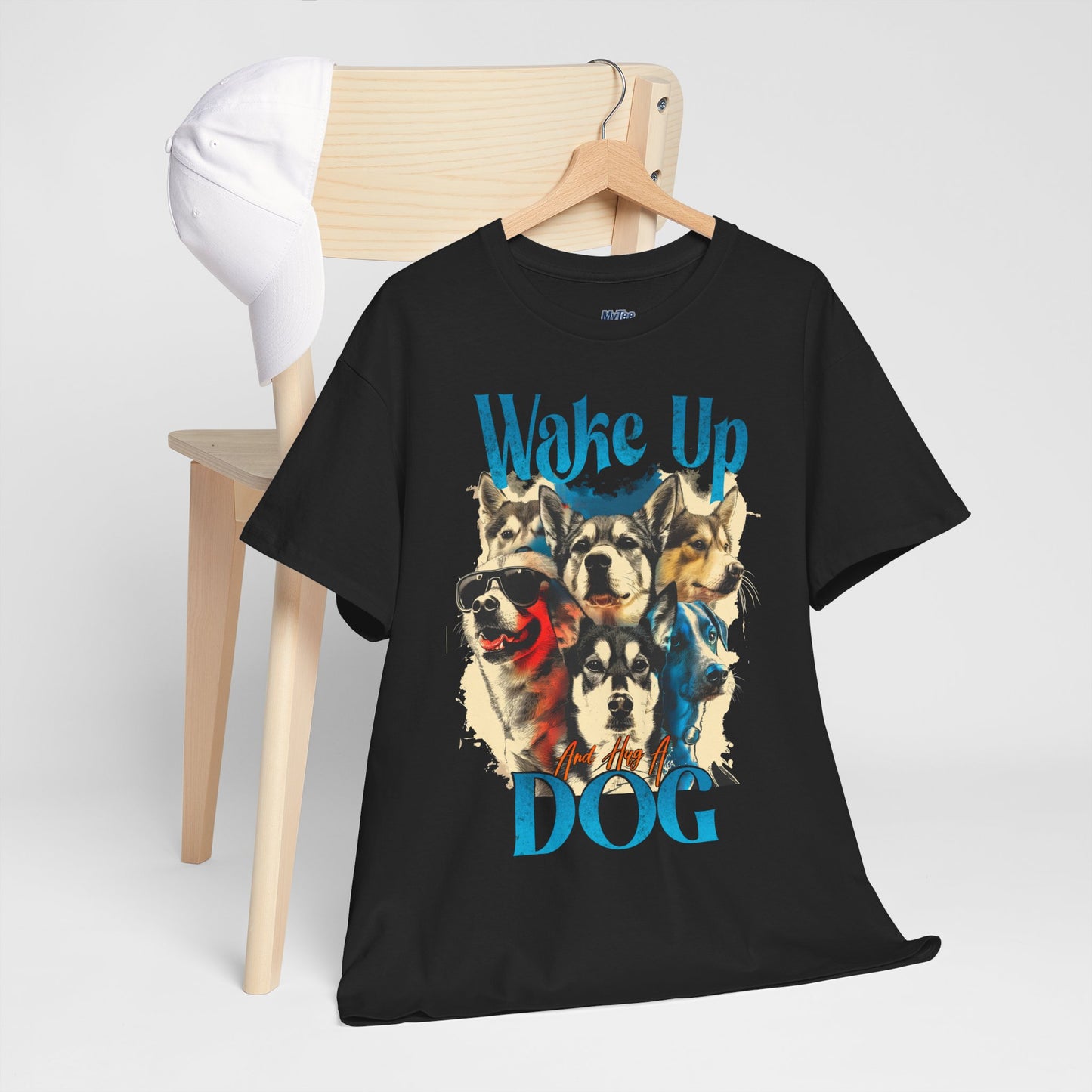 Wake Up Dog Unisex Cotton Tee