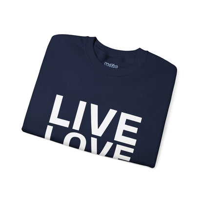 Live Love Rescue Sweatshirt - Unisex Cozy Crewneck, Pet Lover Gift