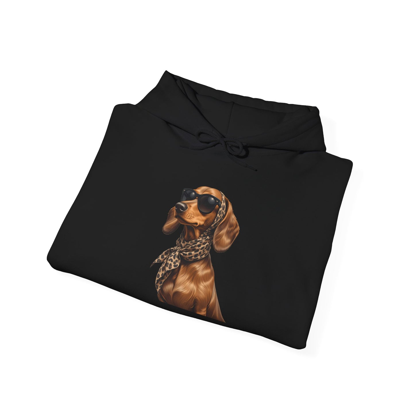 Cool Dachshund Dog Sunglasses Unisex Hoodie |  Dog Lover Gift, Pet-Themed Fashion