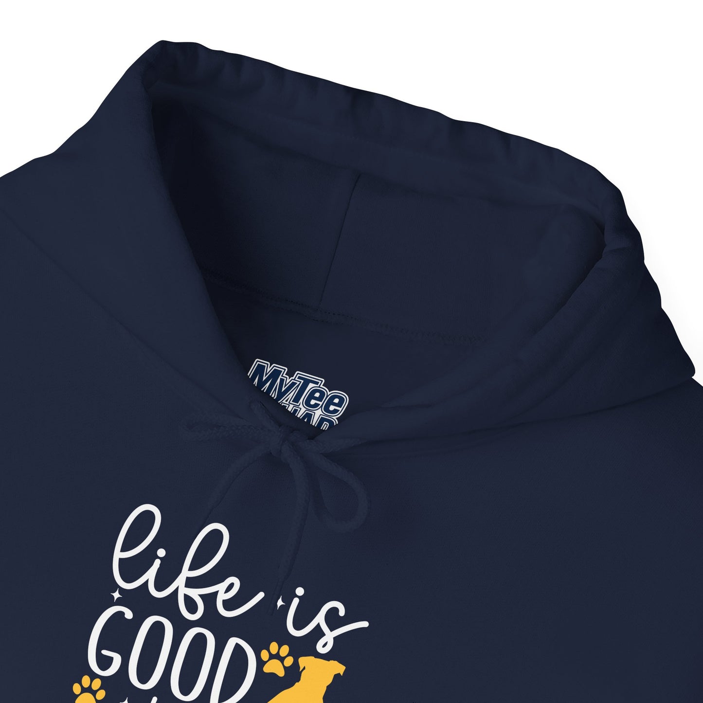 Life Is Good With My Rescue Dog Unisex Hoodie