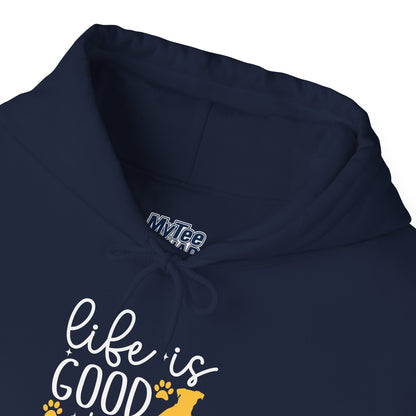 Life Is Good With My Rescue Dog Unisex Hoodie