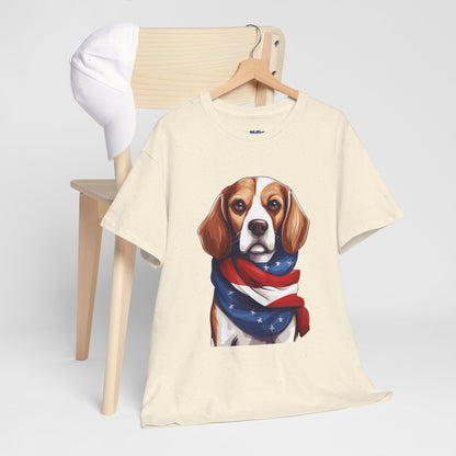 Patriotic Beagle Unisex T-Shirt