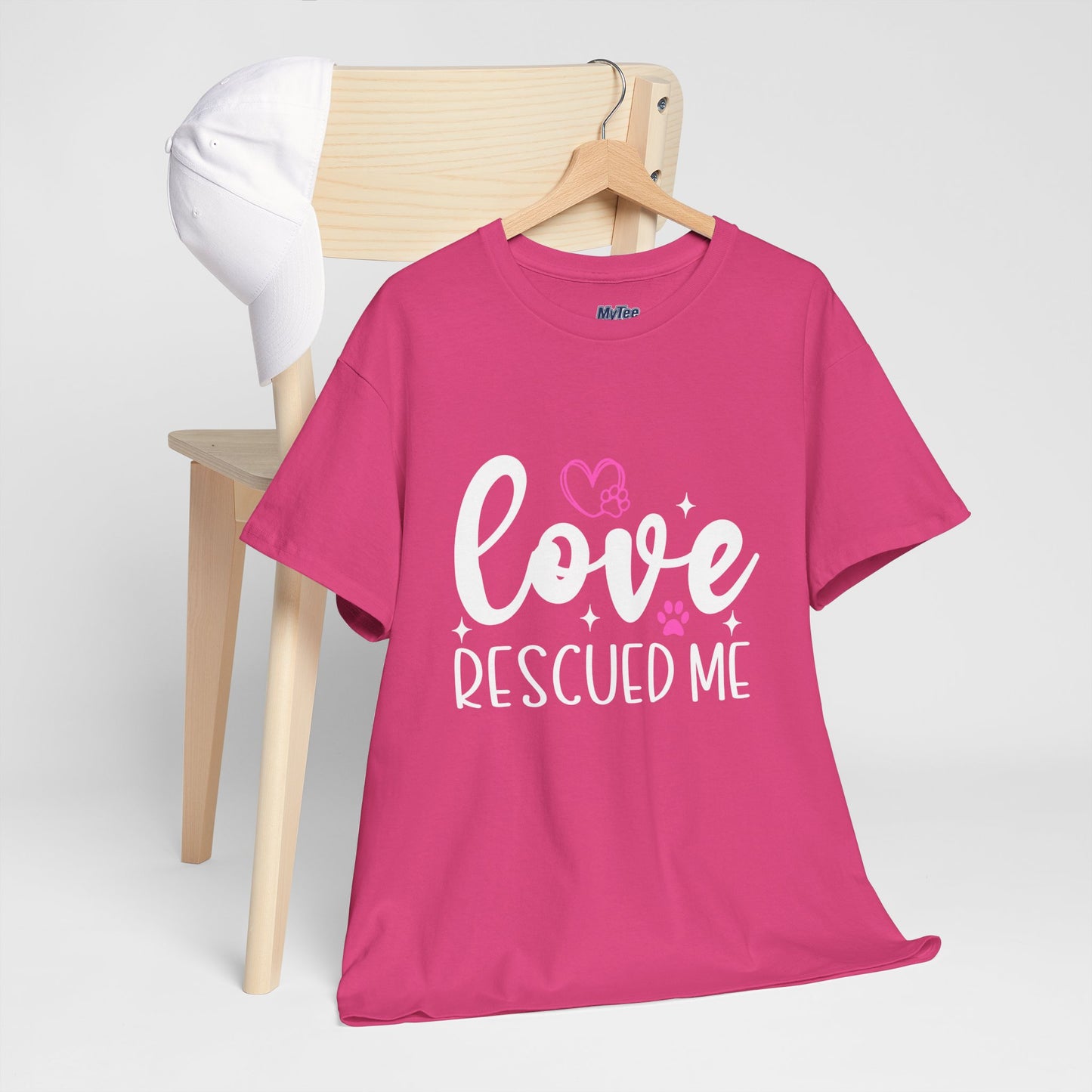 Love Rescued Me T-Shirt – Proud Rescue Pet Parent Tee