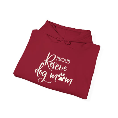 Proud Rescue Dog Mom Hoodie | Dog Mama Gift
