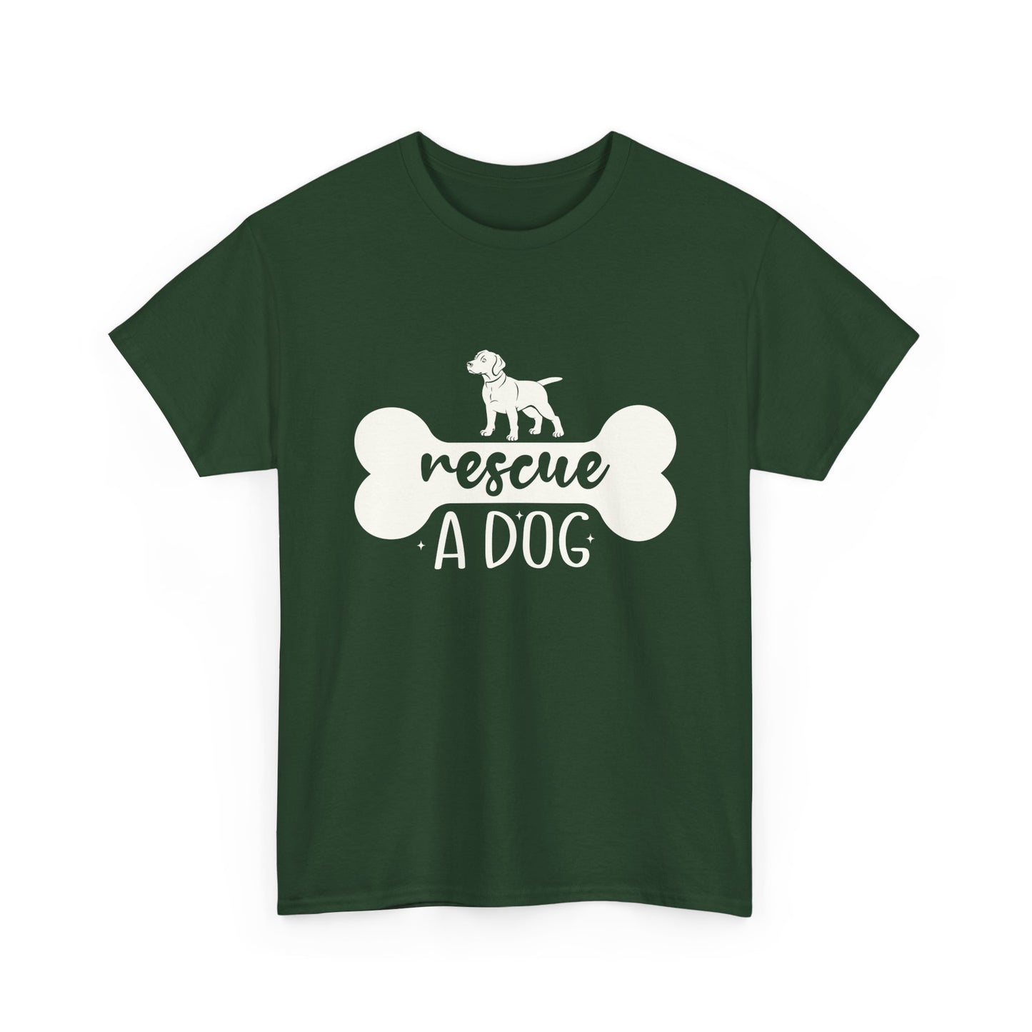 Rescue a Dog Unisex Cotton T-shirt | Dog Lover