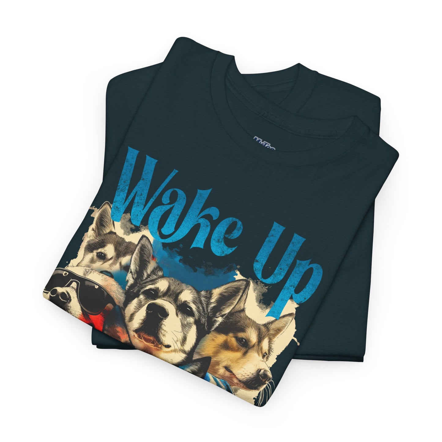 Wake Up Dog Unisex Cotton Tee