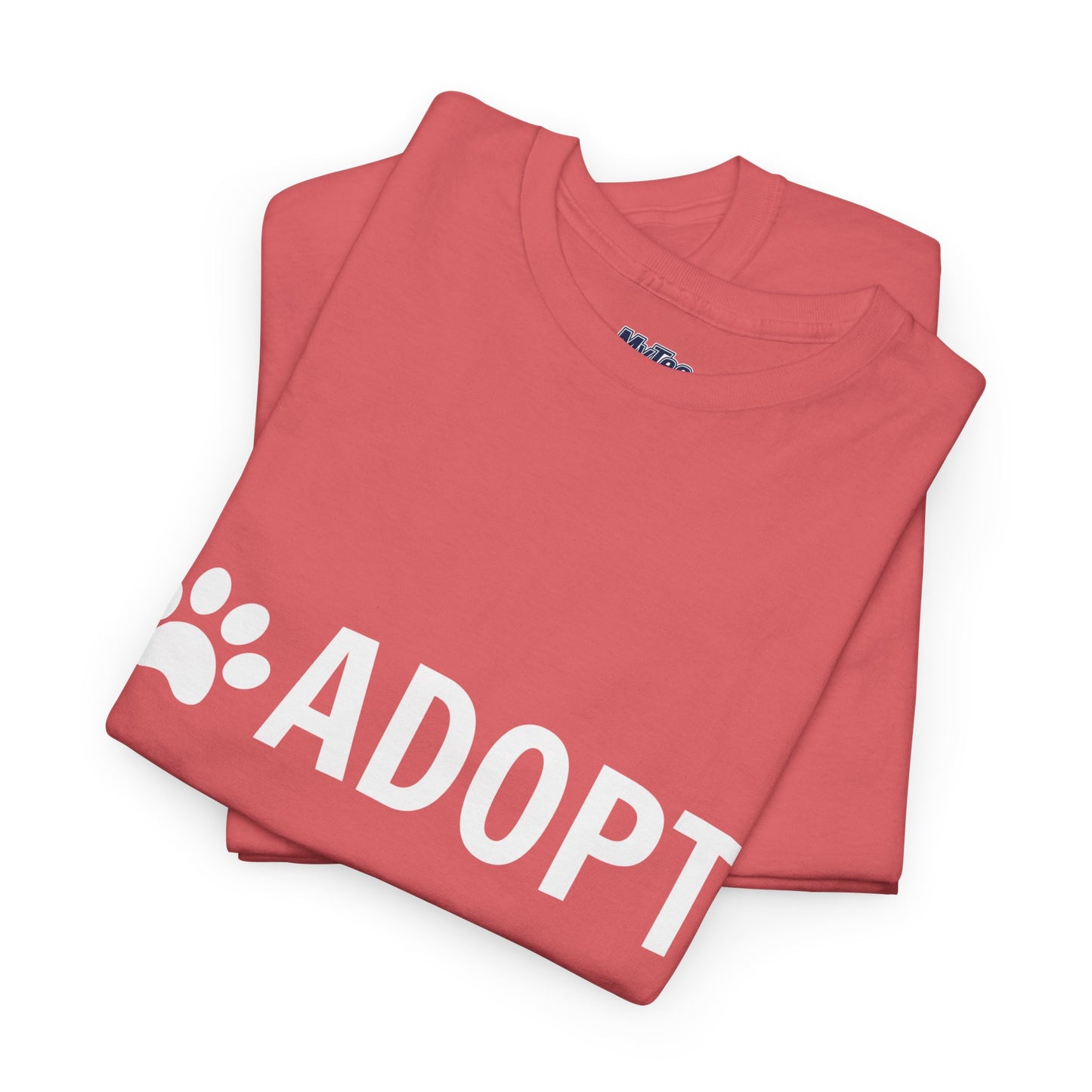 Adopt Unisex Heavy Cotton Tee | Perfect for Animal Lovers, Pet Adoption Events