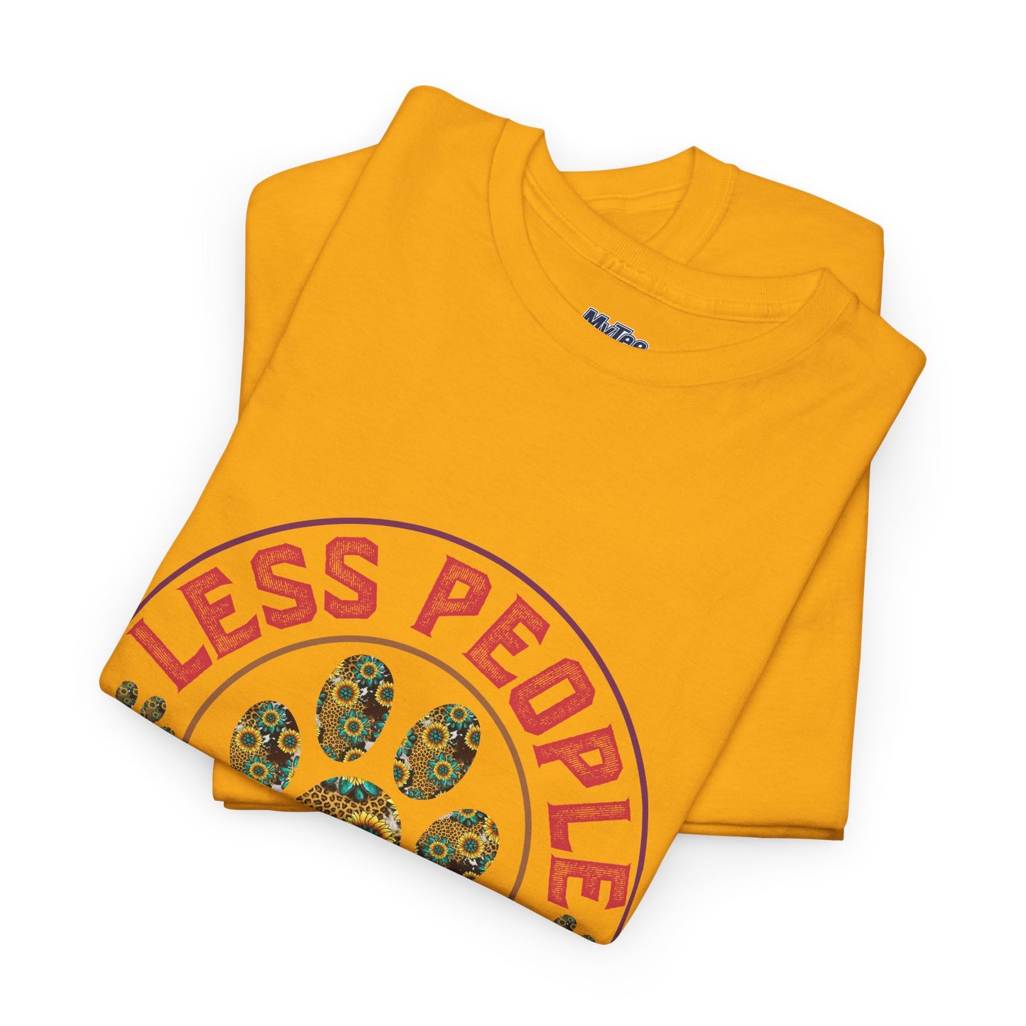 Less People More Dog Unisex Cotton T-Shirt