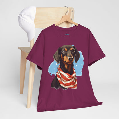 Patriotic Dachshund Unisex T-Shirt
