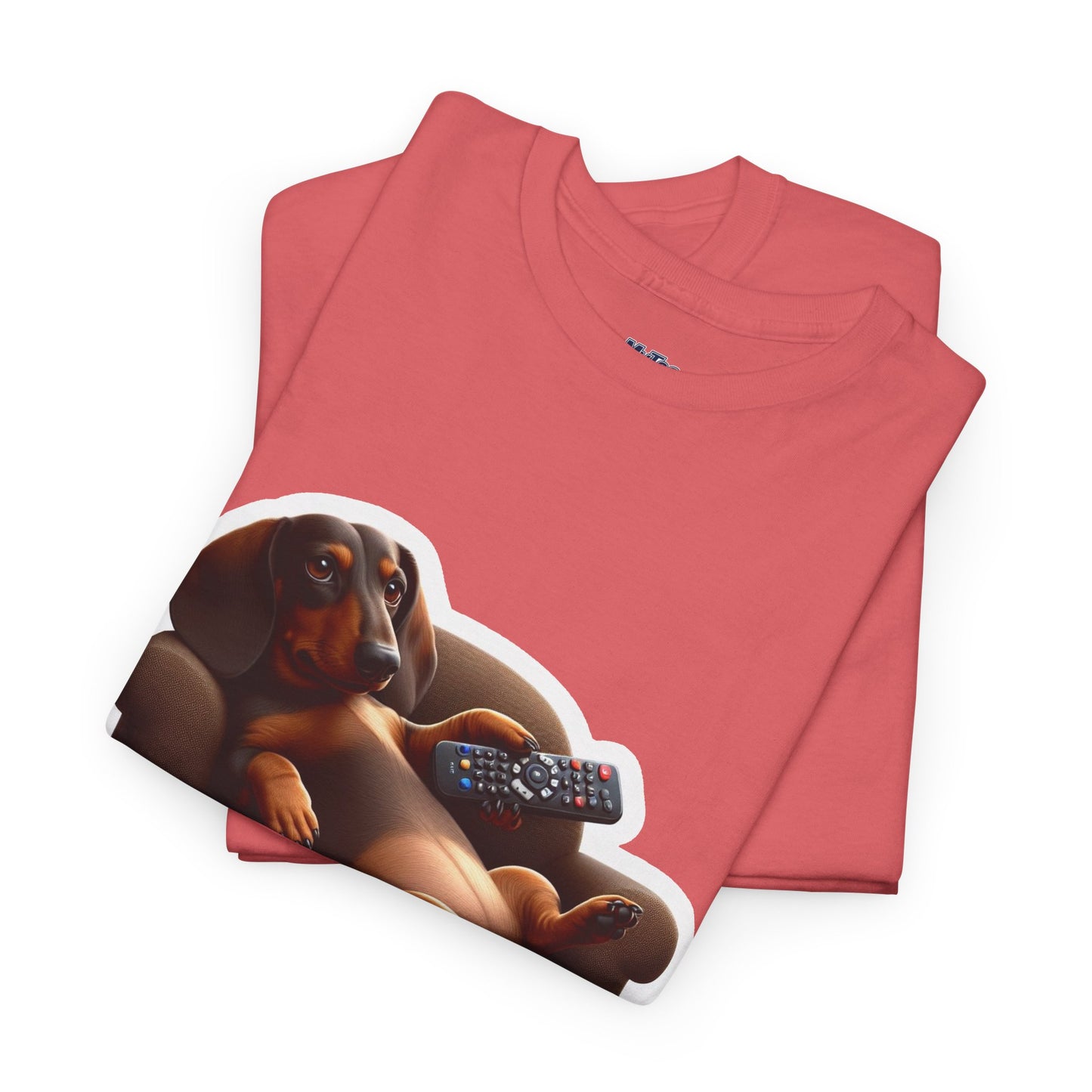 Dachshund Chill Mode Tee – Remote In Paw, Stress-Free Style