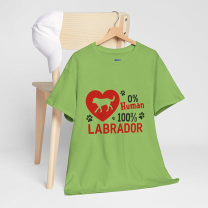 0 % Human, 100% Labrador Unisex T-Shirts
