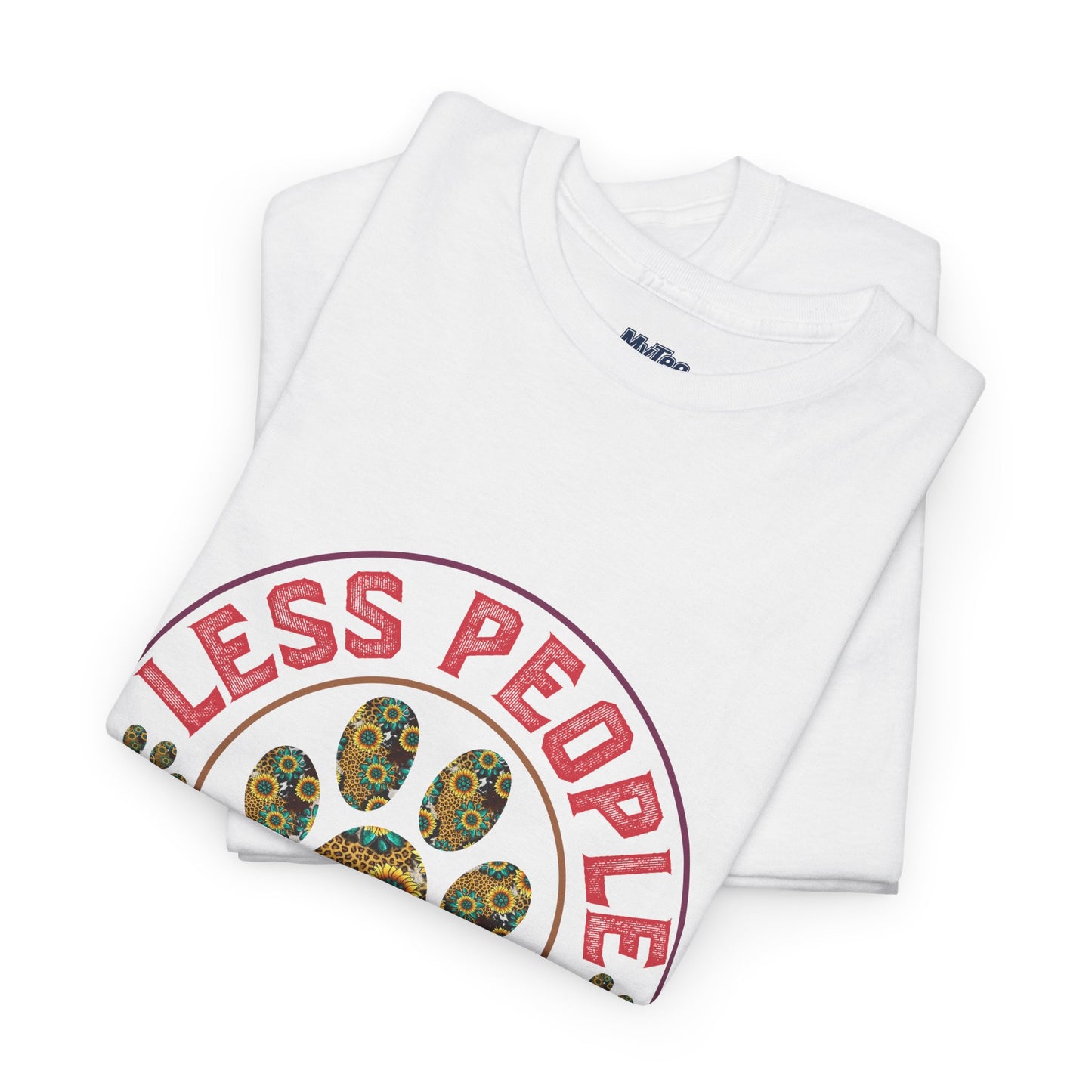 Less People More Dog Unisex Cotton T-Shirt
